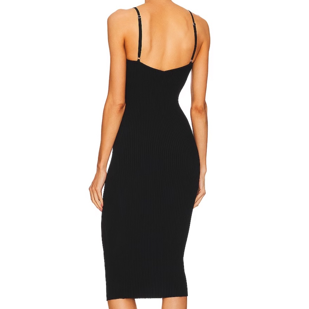 NWT Helmut Lang Black Eyelet Bra Dress - Picture 3 of 16
